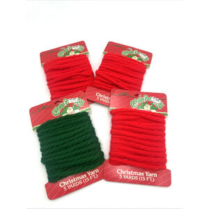 4 Vintage Super Rare Cabbage Patch Kids Christmas Yarn Pic-N-Save